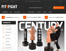 Tablet Screenshot of fit4fight.com